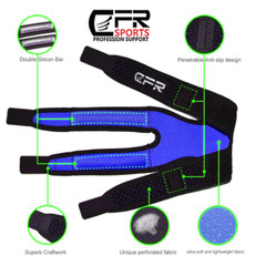 Knee Support Compression Strap Brace Sport Joint Pain Relief Arthritis Running