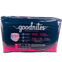 Goodnites Girls Nighttime Underwear XS 38 Ct 2 Pack New