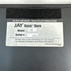 Jay Basic Postural Back Rest + Cushion & Mounting Hardware 17″ W X 16″ H 3306FC
