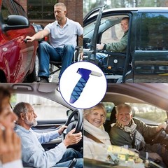 1/2 Pack Car Door Handle for Elderly Car Handle Assist Portable Vehicle Support