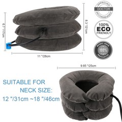 Traction Decompression Device Neck Shoulder Pain Relief Cervical Support Pillow