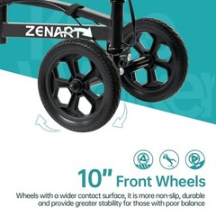 ZENART Steerable Knee Scooter Foldable Walker Crutch Alternative YF-9010B