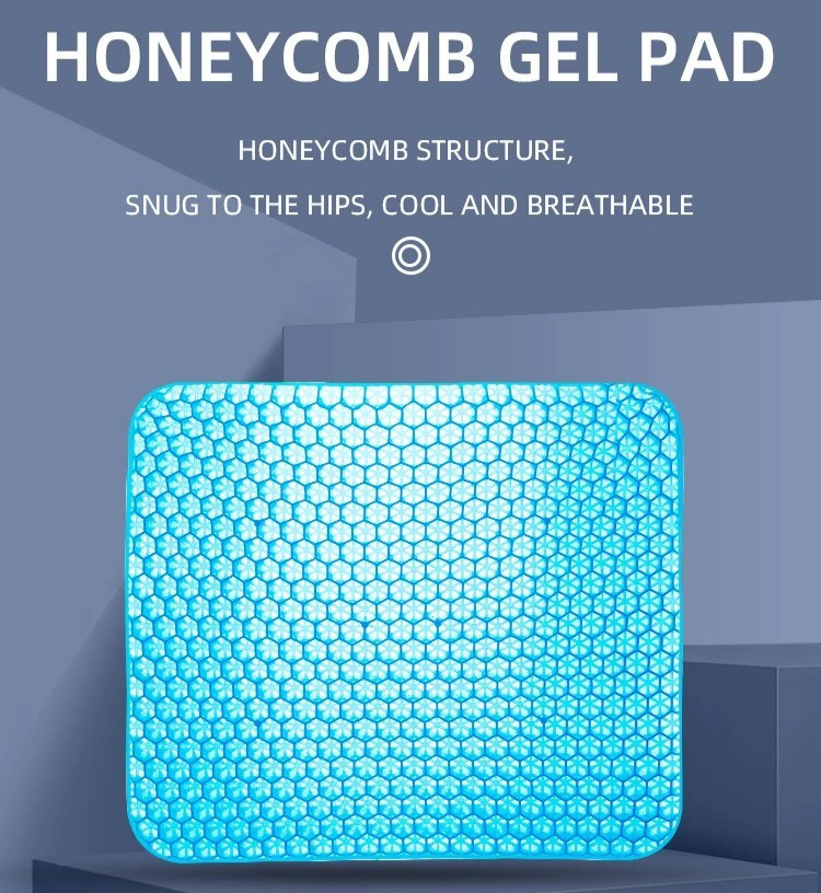 Honeycomb Gel Seat Cushion 2.5 cm Thick | Mesh Cooling, Orthopedic Support