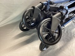 Able Life Space Saving Lightweight Folding Rollator in Cobalt Blue 4250-CB