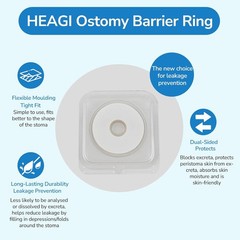 Protective Ostomy Bag Seal Rings 2–4mm Moldable Hydrocolloid Barrier 10 or 30PCS