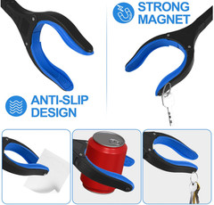 Conjunto de 6 pinzas recogedoras de alta resistencia de 32″, diseñadas para faci