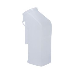 McKesson Male Urinal Urine Pee Bottle With Cover Lid 32 oz 1000 mL Pack of 2