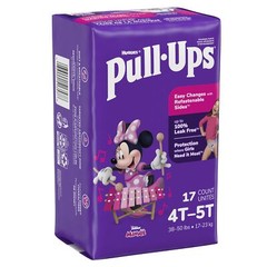 Pull-Ups Learning Designs Girls‘ Training Pants 4T-5T 17 Ct CA of 68