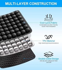 Sondur Travel Cushion, Inflatable Airplane Seat Cushion for Long Flights, 3D …