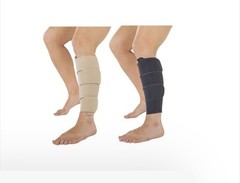 Juzo 6000 20-60 mmHg Compression Wrap-Calf Segment Sz LG Black -Beige Reversibl