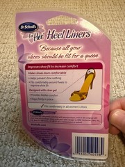 Dr Scholls Gel Heel Liners Women Cushion And Protect Heel One Pair