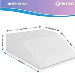 New! Leg Elevation Pillow Memory Foam Rest Wedge + Waterproof Cast Surgery Cover