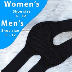 Omeer AFO Foot Drop Brace For Walking Men and Women (Left) One Size, Black