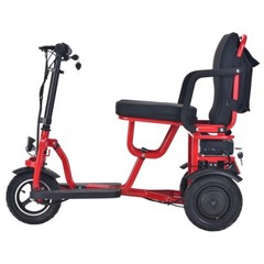 Double Motor 700W 3-Wheel 3 speed Foldable Travel Mobility Scooter fit Senior