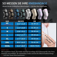 NEENCA XL Compression Knee support Sleeve for Knee Pain Relief, Workout Sports