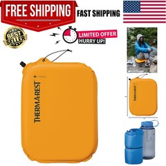 Lite Seat Ultralight Inflatable Cushion – Adjustable Comfort for Travel, Mango