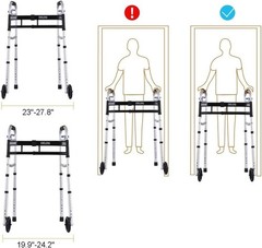 Narrow Walkers for Seniors Walkers for Seniors Tight Spaces Support Up To 350lbs