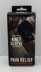 NUFABRX Knee Compression Sleeve Pain Relief