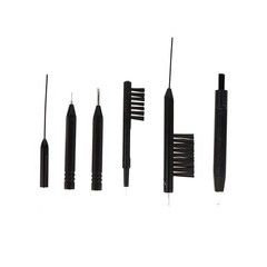 8Pcs Hearing Aid Cleaning Kit Brush Vent Cleaner Wire Magne Wax Loop Tools S~gw