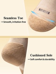 Wide Calf Compression Socks 20-30 mmHg for Men & Women – Bamboo Knee High Suppor