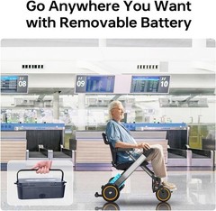 PAISEEC 3IN1 Electric Wheelchair for Adults Dual 360W Power Motor – Tested Good！
