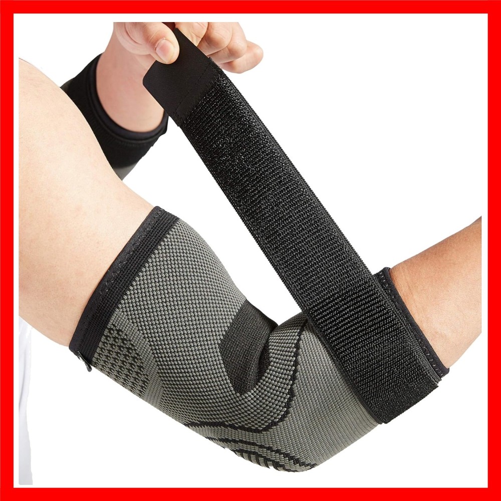 Elbow Support Brace Set for Tendonitis & Tennis Elbow Relief