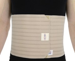 ITA-MED Men’s Abdominal Support Binder – Breathable Elastic – Made in USA
