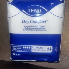 Tena Dry Comfort Protective Adult Underwear XL 2 Packs 14ct 28 Total