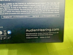 Audien ATOM PRO 2 Wireless Rechargeable OTC Hearing Aid, Comfort 4 Mode $289