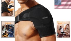 Komoko Shoulder Brace, Rotator Cuff Support Brace and Arm Sling for Pain Reli…
