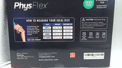 PhysFlex Knee Sleeve Orange Large Maximum Support