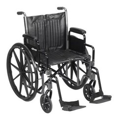 Drive Medical SSP216DFA-SF Silver Sport 2 Wheelchair