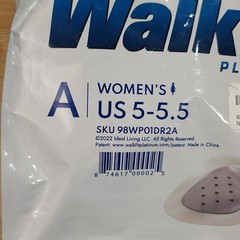 WalkFit Platinum Orthotics Insoles – Arch Support & Pain Relief – US 5-5.5