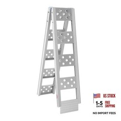 Folding Aluminum Motorcycle Ramp 6FT 440 lbs Capacity – 8″ Wide Portable 1PC