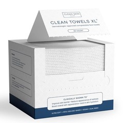 Clean Skin Club Clean Towels Xl 100 Usda Biobased Face Towel Disposable Face