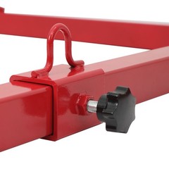800LB Capacity Adjustable Truck Bed Lift Universal Red Powder Coated Steel 36″