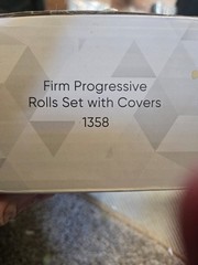 MaxLiving Firm Progressive Rolls Set with Covers – Balance, Core & Posture Train