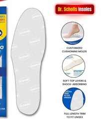 Dr Scholl’s Air-Pillo Insoles Ultra Soft w/ Cooling Vents Mens 7-13 Womens 5-10