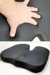 Cooling Gel Memory Foam Orthopedic Seat Cushion With Washable Mesh Cover