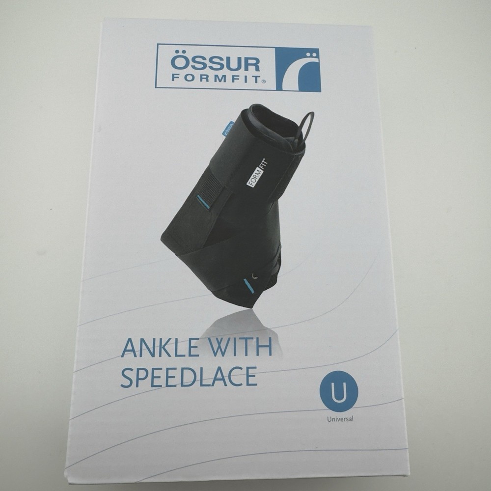 Ossur FormFit Ankle Brace w Speedlace & Figure 8 Straps | Single Pull Closure SM