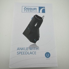 Ossur FormFit Ankle Brace w Speedlace & Figure 8 Straps | Single Pull Closure SM
