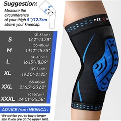 NEENCA Ultra-Thin Compression Knee Sleeves Knee Brace for Knee Pain Women Men
