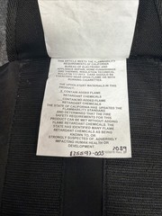 Sunrise Jay J3 Solid Wheelchair Back With Cushion & Quick Release Hardware #164