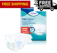 Tena ProSkin Unisex Incontinence Briefs, Super Maximum Absorbency, M/L/XL