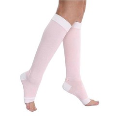 WOGOSVOR 3Pairs Open Toe Toeless Compression Large-X-Large, Mix Color