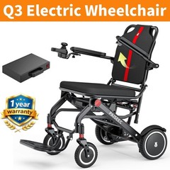 32lbs Lightweight Foldable Electric Wheelchair Adults Seniors 500W 11~22Miles US