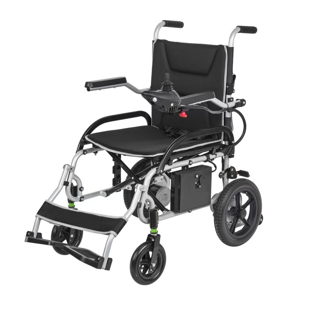 Lightweight 37.5 lbs Foldable Electric Wheelchairs Max 265lbs, 25 Miles Range