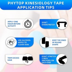 K Tape Precut Strips (40 Count, 10″) | Latex-Kinesiology Tape for Sports |