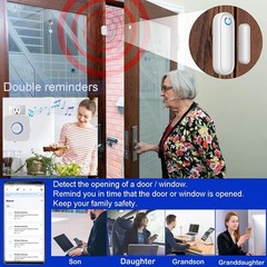 Caregiver Pager WiFi Door Alarms for Dementia Patients with Phone App,WiFi Sm…