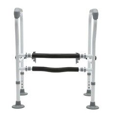Adjustable Toilet Safety Rail Floor-Standing Grab Bar for Elderly Handicap